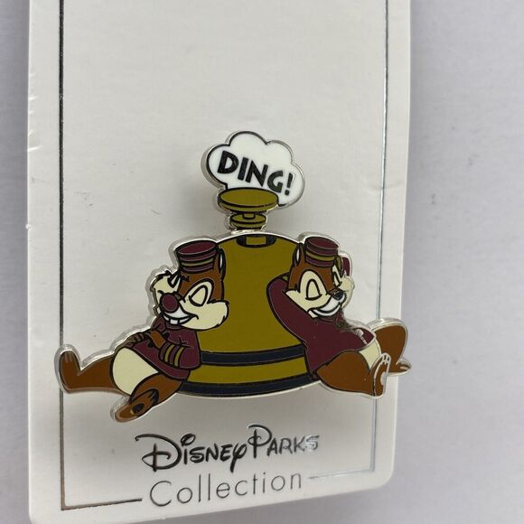 Disney Parks Pin Tower of Terror Chip 'n Dale Bellhops Bell Ding! Twilight Zone - Picture 4 of 5